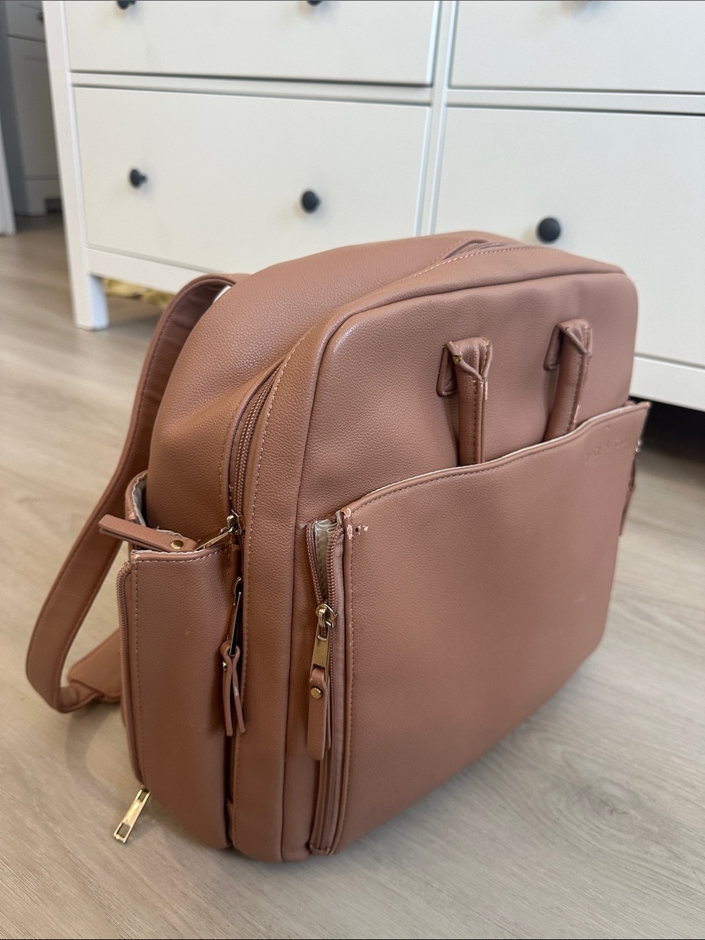 Ayia & Co The Ayla Tan Diaper Bag - Picture 3 of 12